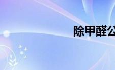 除甲醛公司收费