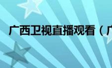 广西卫视直播观看（广西卫视可回放观看）