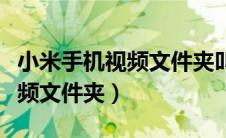 小米手机视频文件夹叫什么名字（小米手机视频文件夹）