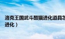 洛克王国武斗酷猫进化道具怎么得（洛克王国武斗酷猫怎么进化）