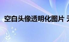 空白头像透明化图片 无色（空白头像透明）