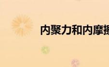 内聚力和内摩擦角（内聚力）