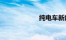 纯电车新能源汽车