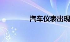 汽车仪表出现ODO正常吗