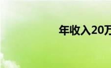 年收入20万买什么车