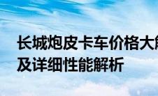 长城炮皮卡车价格大解密：2021款最新报价及详细性能解析