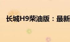 长城H9柴油版：最新报价与详细性能解析