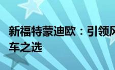 新福特蒙迪欧：引领风尚，驾驭未来的豪华轿车之选
