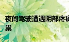 夜间驾驶遭遇阴部疼痛，可能是这些症状在作祟