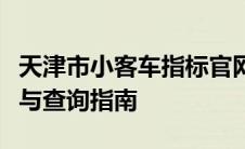 天津市小客车指标官网：最新信息、申请流程与查询指南